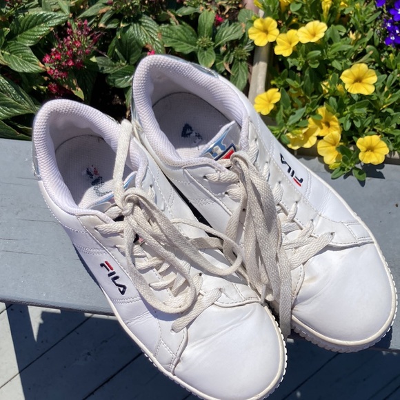 Fila Panache White and Silver Sneaker Sz 7 - Picture 15 of 16